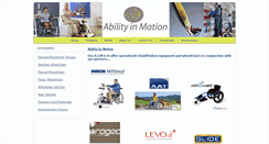 Desktop Screenshot of abilityinmotion.com.au